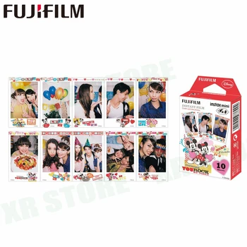 10 listov Fuji Fujifilm instax mini 11 9 8 beli Rob filmov Barva Fims za instax fotoaparat črno-bele Mavrice Macaron risanka