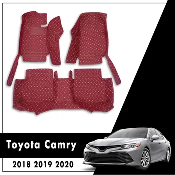 Avto predpražnike Za Toyota Camry 8. XV70 2018 2019 2020 po Meri Stopalo Blazinice Avtomobilska Preproga Zajema Auto Notranja Oprema Odeje
