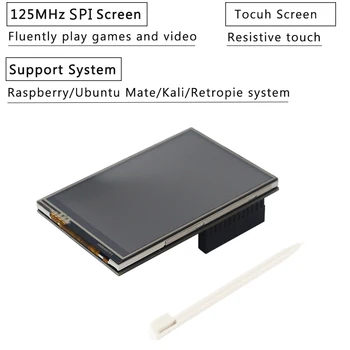 Raspberry Pi 4 Model B 3,5-palčni 4 palčni Zaslon na Dotik 480x320 125MHz SPI LCD in Video Igre Zaslona za Raspberry Pi 4B/3B+/3B/Nič/A+