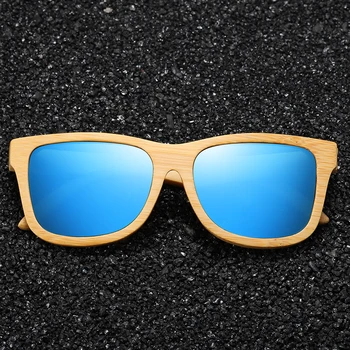 GM Novo blagovno Znamko Design Ročno izdelanih Naravnih Lesenih Bambusa sončna Očala Luksuzni Polarizirana sončna Očala Lesene Oculos de sol masculino
