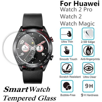 100 KOZARCEV Kaljeno Steklo za Huawei Watch 2 Pro Magic Pametno Gledati Zaslon Patron D31.5 mm Zaščitni Film