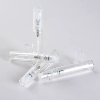 100Pieces/Veliko 5ML Mini Prenosni Transparentno Steklo Parfum Spray Steklenico Z&Prazno Parfum v Kozmetični Primeru Z Razpršilo Za Potovanja