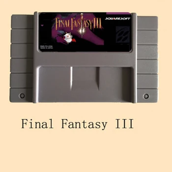Final Fantasy III 16 Bit Velika Siva Igra Kartice Za NTSC Igra, Igralec