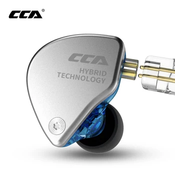 CCA CA4 Novo 1BA+1DD in-Ear Slušalke Hibridne Tehnologije, Snemljiv šumov HiFi Čepkov Обруч железные наушники