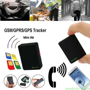 Mini A8 GPS Tracker Lokator Avto Fant Globalni sledilne Naprave Proti kraji Zunanjo Napravo za Otroke, Starejše Ljubljenčke, Nadzor