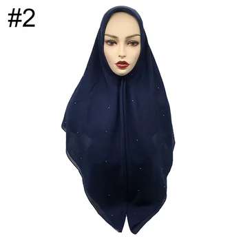 110*110 cm muslimanskih Sequins hidžab šal malezija headscarf ženske ženski kvadratnih šali glavo obloge foulard femme musulman