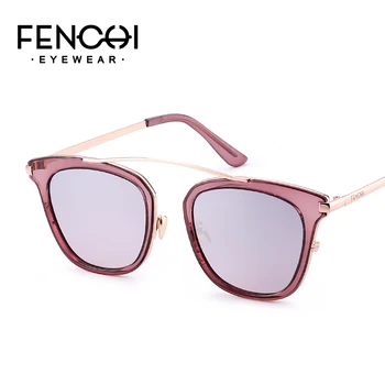 FENCHI sončna očala ženske vožnje ogledalo kovinski modno Razkošje, blagovno Znamko, design, nova sončna očala gafas de sol mujer Oculos Feminino