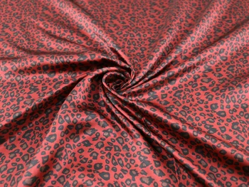 Moda Leopard Natisnjeni Material Saten Za Šali