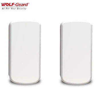 2Pcs/veliko Wolf-Guard Vrata Windows Brezžični Senzor Vibracij Detektor Občutljiva Oprema za Dom Opozorila Varnostno Protivlomni Sistem