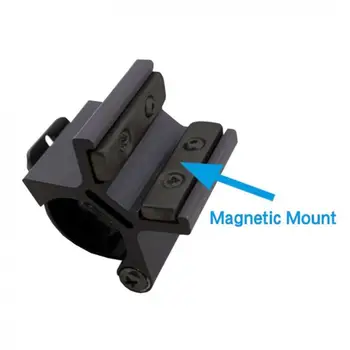 MX02 Svetilka Magnetni cevovoda z Dvojno Magneti za 27-30 mm Svetilka Dim Obseg Montažo LED Svetilko In Tourch