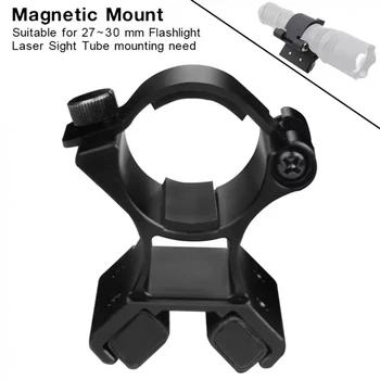 MX02 Svetilka Magnetni cevovoda z Dvojno Magneti za 27-30 mm Svetilka Dim Obseg Montažo LED Svetilko In Tourch