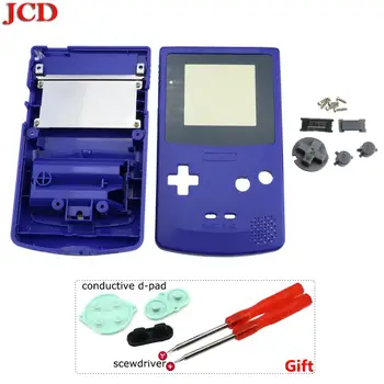 JCD Novo Kritje za Gameboy Color Celotno Ohišje Lupino Kritje za Nintendo Popravila Del Stanovanj Lupini Paket za GB Cconductive d-pad