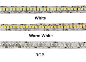 [Sedem Neon]visoko svetlost, visoka Lumen 12V IP20/IP65 vodotesen SMD 2835 240leds/m 1200led/rool RGB/W/WW led smd trak svetlobe