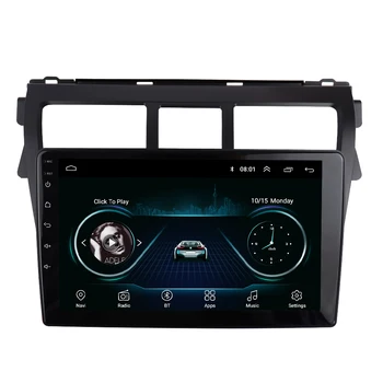9-palčni Avto Radio Fascias Primerni za Toyota Vios Yaris Limuzina Belta Dash Uspela Namestitev Android player Komplet Stereo Plošča