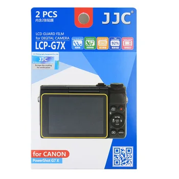 JJC LCP-G7X LCD Stražar Film Screen Protector (2 Kompleti) za Canon Powershot G1X Mark III,5X, G7X, G9X, G7X Mark II EOS M100,EOS M6,