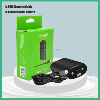Polnilni Baterijski Paket+ 2.75 m, USB Kabel za Polnjenje, Za Xbox Ena Mobilna Igra Krmilniki Zamenjava Baterij za XBOX TISTI/X