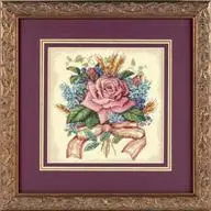 BREZPLAČNE dostave Vrh Kakovosti priljubljena šteje navzkrižno vboda nastavite rose cvet, rožnate vrtnice, Dim 06995