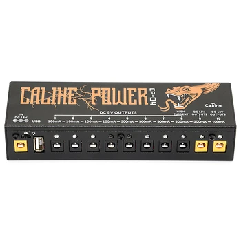 Caline Cp-04 Kitara Pedal Napajanje 10 Izoliranih Izhodna Moč Sprejemnik Kratek Stik /Prevelik Tok Varstvo Kitara Učinek Moči
