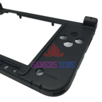 Za Nintendo 3DS XL nadomestni Del Črna Spodnji Srednji Shell / Stanovanje brez Zaklepanje brez gumbov