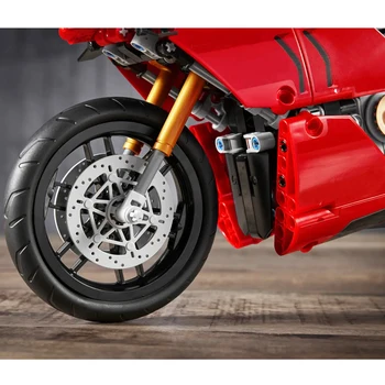 2020 Nova Tehnika Avtomobile 674pcs Ducatis Panigale V4 R Motocikel 42107 Stavbe, Bloki, Opeke, Igrače za Otroke Božično Darilo