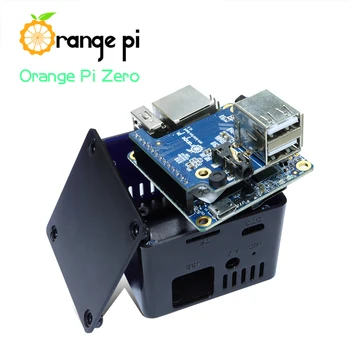 Oranžna Pi Nič Set 6:Oranžna Pi Nič 512MB+Širitev Penzion+Črno Ohišje razvoj odbor izven Raspberry Pi
