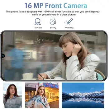 6.7 Inch A12 MT6889 Deca Pametni Jedro 32MP Zadaj Quad Fotoaparat Selfie 8/12GB+256/512GB Android 10 Globalna Različica Telefona, ki je Na Zalogi