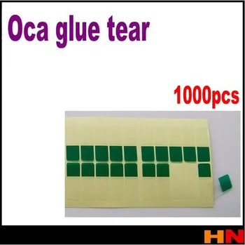 1000pcs Oca lepilo skupno enostavno trganje držijo Rdeče in zeleno zastavo polarizacija strgal OCA optični plastični zaščitni film laminiranje