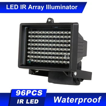 96 LED IR Lučko Array Infrardeče Svetilke za Nočno gledanje na Prostem Neprepustna Za Varnostne Kamere CCTV