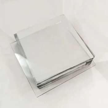 50x50x1.1mm 10 ohm/km 10pcs Lab Transparentni Prevodni Stekla Indijev Kositrov Oksid (ITO Stekla, Prevlečena Stekla