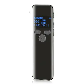 Digital Voice Activated Diktafon za Predavanja Zvoka Snemanje Zvoka Dictaphone Predvajanje Geslo Spremenljivo Hitrostjo MP3 Predvajalnik V92