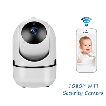 Mini Baby Monitor IP Kamera Samodejno Sledenje HD 1080p Zaprtih prostorih Doma Brezžično omrežje Wifi Kamera Varnostni Nadzor CCTV Kamere
