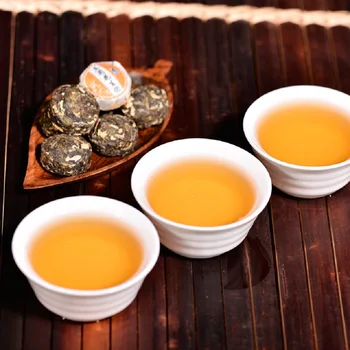 50pcs10 Različnimi Okusi Mini Yunnan Pu-erh Čaj, Kitajski Čaj puerh Chai z Vrečko Darilo