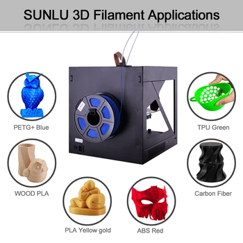 Enotepad 3D Tiskalnik, ki z Žarilno PETG 1.75 mm 1 KG/2.2 LBS S Konico Hitro Dostavo PETG Žarilno Brez Oblačka, Sublimacija