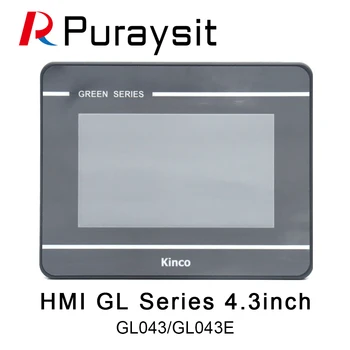 Kinco Zaslon na Dotik GL043 GL043E Nadgrajena Različica Vmesnik Človek-Stroj 4.3 Palčni Vnos Serijska Vrata Zaslon za Zamenjavo MT4230T/E