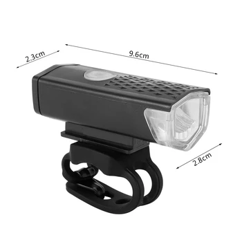 2pcs Kolesarske Luči USB Polnilne 300 Lumnov Izposoja Smerniki LED Spredaj + Zadaj Luč Kolesarska Svetilka Opozorilne Luči