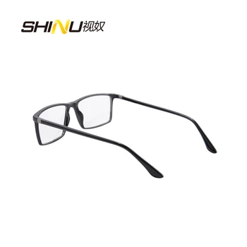 Vroče Prodaje Celoten Kvadratni TR90 Fleksibilno Branje Očala 1.56 Anti Blue Ray & Antifatigue CR39 Obravnavi Očala Gafas De Lectura