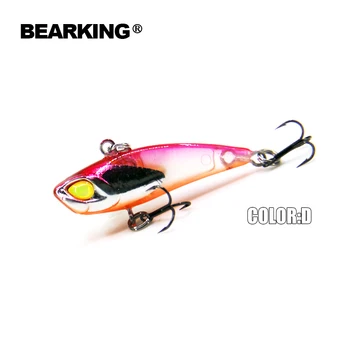 Kot nalašč Bearking ribolov vab, težko vabe, vib(lip manj) 40 mm 3.8 g, potapljanje,dobre kakovosti vabe,3D oči,vmc kljuke