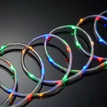 10M Svetlobnih Nizov Božič RGB Cev Mavrico Svetlobe, Daljinski upravljalnik Pisane Sinhroni Cev Dekoracijo Dobave USB na Prostem