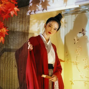 Kitajski Tradicionalni Ljudski Ples Kostum Ženske Hanfu Obleka Lady Stari Mečevalec Cosplay Obleko Tang Dinastije Fazi Ples Obrabe