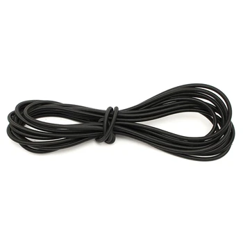 Brezplačna dostava visoke kakovosti 10M črn 3 mm krog elastično vrv DIY ročno izdelana oblačila materialov gumico šivalni pribor