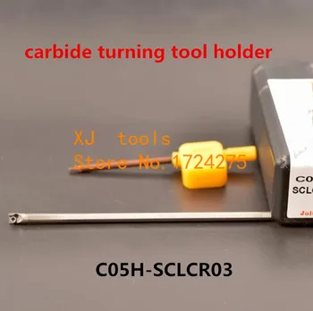 1Pcs C05H-SCLCR03, karbida obračanja orodje imetnik premera 5 mm uporabite volfram vstavite CCGT030102L-F TN60