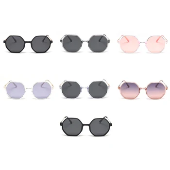 Peekaboo TR90 octagonal sončna očala ženske polarizirana korejski Japonska moda poligon velika sončna očala za moške uv400 pol kovin