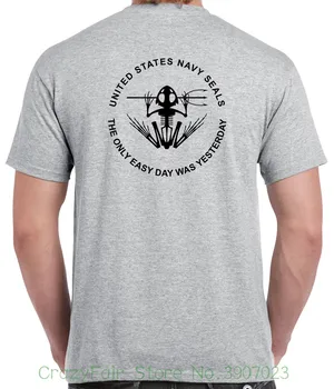 Navy Seal T-shirt - 2 Stranicami - Samo Enostaven Dan je Bil Včeraj - 1238 - 2 Poletje Slog, Majica s kratkimi rokavi
