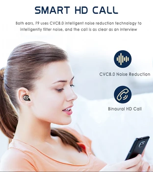 Brezžične Bluetooth Slušalke HD Stereo Slušalke Športne Vodotesne Slušalke Z Dvojno Mic TWS Mini V uho Športne Slušalke 2 Barvi
