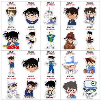Japonski Risani Detective Conan Vzorec Natisnjene 30pcs/veliko Ravninskih Smolo Flatback za DIY Mobilni Telefon Primeru Glavo Las Lok