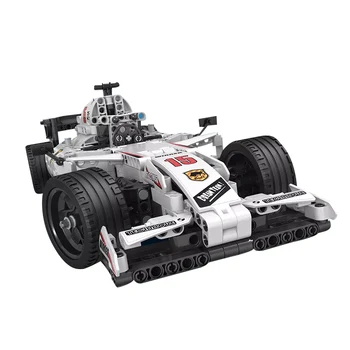 MOC F1 Racing Car Racer Tehnika Nadzor 2,4 GHz Tehnika Motornih Polje gradniki Električnega Opeke Igrače Darilo Za Otroke