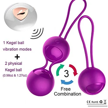 Vibrator Sex Igrače za Žensko Keglove Kroglice Kroglice Vaginalne Keglove Simulator Daljinsko Vibrator Vaginalne Kroglice Ben Wa Kroglice Kitajske Kroglice