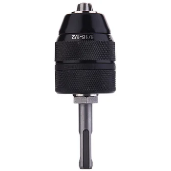 Strokovno 1pc 2-13mm HSS brez ključa Drill Bit Chuck Pretvornik Adapter Električna Kladiva Pretvorbo Električne Vrtalne Strani Tesen Chuck