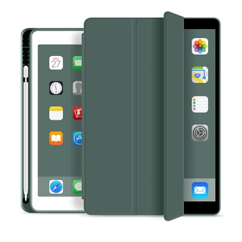 Ohišje za iPad 10.2 2019 2018 2017 9.7 Mini 5 Pro 10.5 Zraka, 3 Smart Cover s Svinčnikom Nosilec za iPad 7. 6. 5. Generacija Primeru