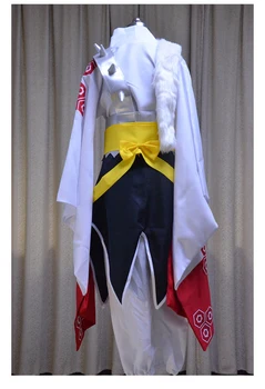 Japonske Anime Inuyasha Sesshomaru Cosplay Kostum In Maska Kimono Lasuljo, Las Slog, Kostume Srebro Lasulje Halloween Party